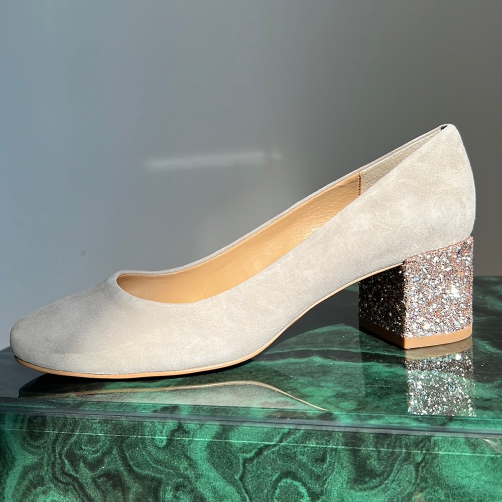 NEW Banana Republic Glittery Mid Block Heel